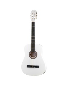 FCG 2038CAP WH Классическая гитара с чехлом ремнем тюнером белая Foix