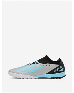 Бутсы для мальчиков X Crazyfast Messi 3 Tf J Серый Adidas