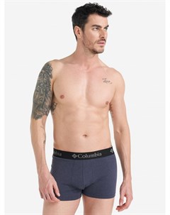 Трусы мужские Performance Cotton Stretch Melange 2 штуки Синий Columbia