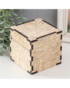 Шкатулка куб для росписи Nobrand