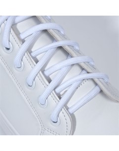 Шнурки для обуви пара круглые d 5 мм 110 см цвет белый Onlitop