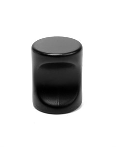 Ручка кнопка рк102 d 18 мм пластик цвет черный Cappio