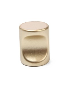 Ручка кнопка рк102 d 18 мм пластик цвет матовое золото Cappio