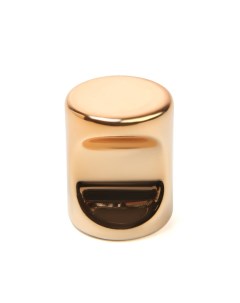 Ручка кнопка рк102 d 18 мм пластик цвет золото Cappio