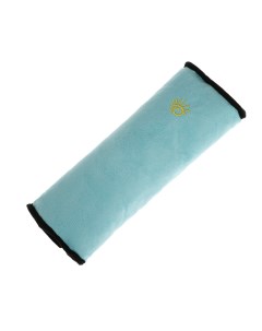 Накладная подушка на ремень безопасности 28 см голубая Nobrand