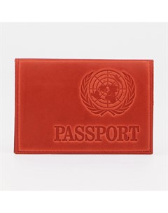 Обложка для паспорта латинские буквы цвет розовый Nobrand