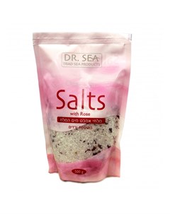 Соль Мертвого моря с лепестками роз DS184 500 г Dr.sea (израиль)