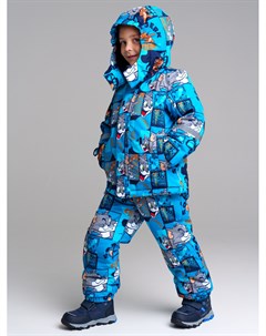 Комплект текстильный с полиуретановым покрытием для мальчиков куртка полукомбинезон Playtoday kids