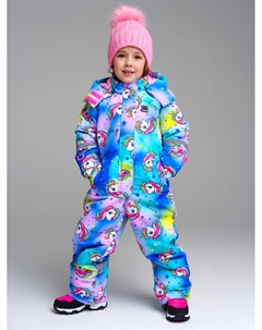 Комбинезон текстильный с полиуретановым покрытием для девочек Playtoday kids