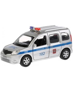 Машина металлическая Renault Kangoo Полиция 12 см Технопарк