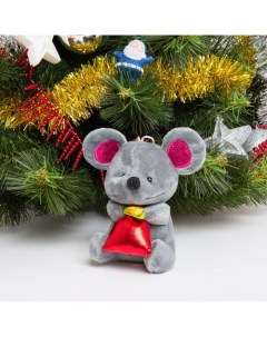 Мягкая игрушка Мышь с подарком 301226518 Kidwow