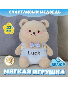 Мягкая игрушка Счастливый Медведь 378247976 Kidwow