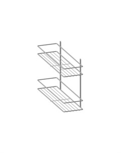Полка прямая 2 ярусная П0001495 Hoff