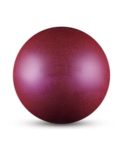 Мяч для художественной гимнастики металлик d15 см IN119 с блеcтками фиолетовый Indigo