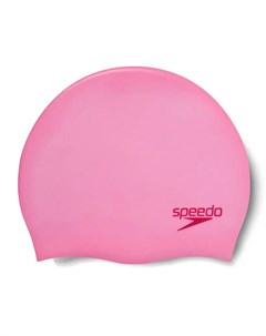 Шапочка для плавания детская Plain Moulded Silicone Cap Jr 8 7099015964 розовый Speedo