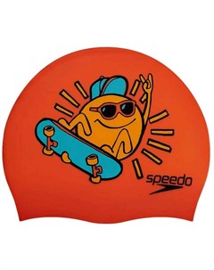 Шапочка для плавания детская Boom Silicone Cap Jr 8 0838615955 оранжевый Speedo