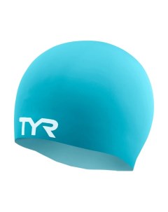 Шапочка для плавания Wrinkle Free Silicone Cap LCS 441 голубой Tyr