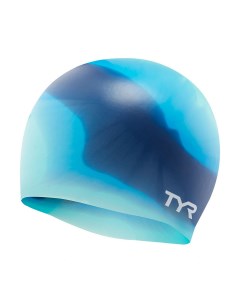 Шапочка для плавания Multi Silicone Cap LCSM 977 синий Tyr