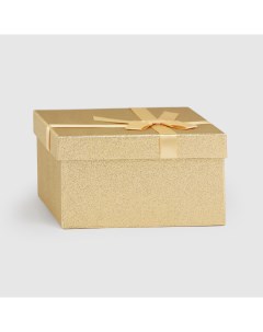 Коробка картонная 19x19x11 см золото Ad trend