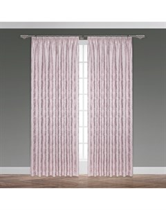 Штора на шторной ленте Россини розовый 200х270 см 2 предмета Daily by togas