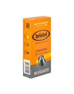 Кофе в капсулах Cremoso 10 шт Bristot