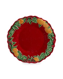 Тарелка закусочная Рождественская гирлянда 22 см Bordallo pinheiro