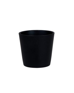 Кашпо Керамическое чёрное 8 см конус Студия-декор