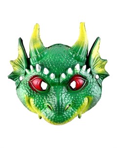 Маска дракон зеленый Сима-ленд