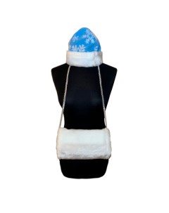 Комплект Снегурочки Артэ шапка с муфтой голубой Артэ-грим