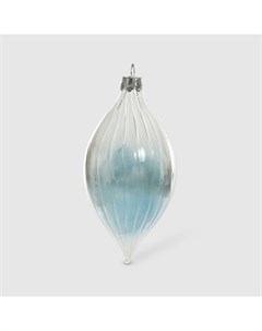 Шар стеклянный голубой 6 5х13 см Yancheng shiny