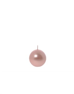 Свеча deco metallic sphere розовое золото 8 см Mercury
