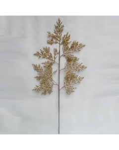 Веточка блестящ листья коричневая 84 см Christmasdeluxe