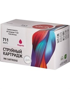 Набор картриджей CZ135A 711 Magenta 3 pack для HP пурпурный 26 мл 3шт Sakura