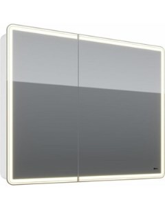 Зеркальный шкаф Element 100х80 с подсветкой белый LM100ZS E Lemark
