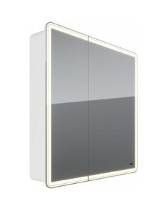 Зеркальный шкаф Element 80х80 с подсветкой белый LM80ZS E Lemark