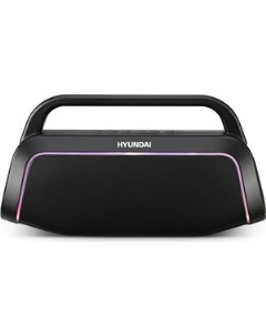 Портативная колонка H PAC560 моно 10Вт USB Bluetooth FM черный Hyundai