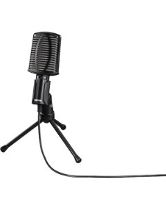 Микрофон проводной Allround 00139906 2м black Hama