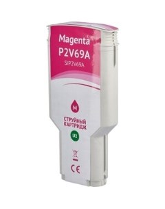 Картридж P2V69A 730 Magenta для HP пурпурный 300 мл Sakura