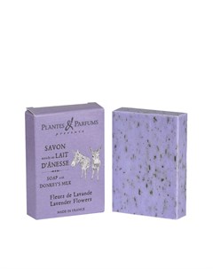 Мыло с ослиным молочком Цветы лаванды 100 гр Plantes et parfums provence