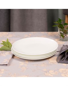 Набор тарелок обеденных Table Blanche 4шт Zapel