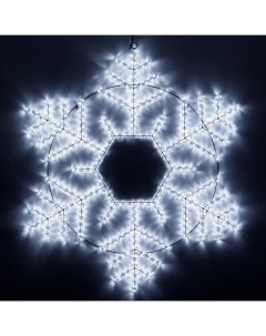 Светодиодная фигура Снежинка холодный свет ARD Snowflake M10 1000x900 576Led White Ardecoled