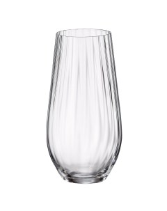 Набор высоких стаканов для воды Columba Optic 2 шт 580 мл стекло Crystal bohemia
