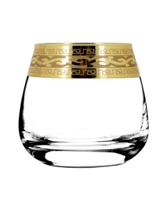 Набор стаканов для виски Версаль с узором 6 шт 300 мл стекло Promsiz