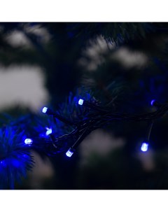 Электрогирлянда LED 10м 100 ламп синяя Home decor