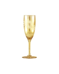 Набор бокалов для шампанского Папоротник 6 шт 170 мл стекло Promsiz