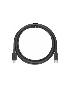 Дата кабель Nylon Cable USB C USB C 1 2м черный Vlp
