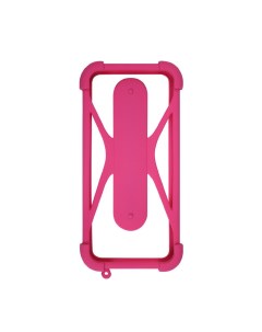 Чехол бампер универсальный для смартфонов 2 р 4 5 6 5 розовый Olmio
