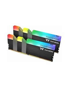 Память оперативная 32GB 2x16GB DDR4 3200 TOUGHRAM RGB BLACK R009D416GX2 3200C16A Thermaltake