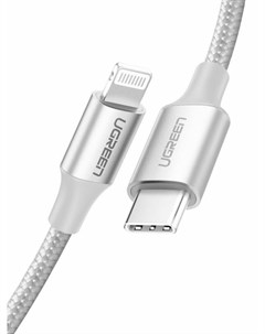 Кабель US304 USB C Lightning 2m Silver 70525 Ugreen