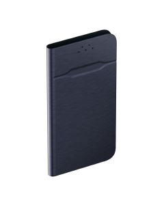 Чехол книжка универсальный для смартфонов р XL 6 5 7 1 темно синий Olmio